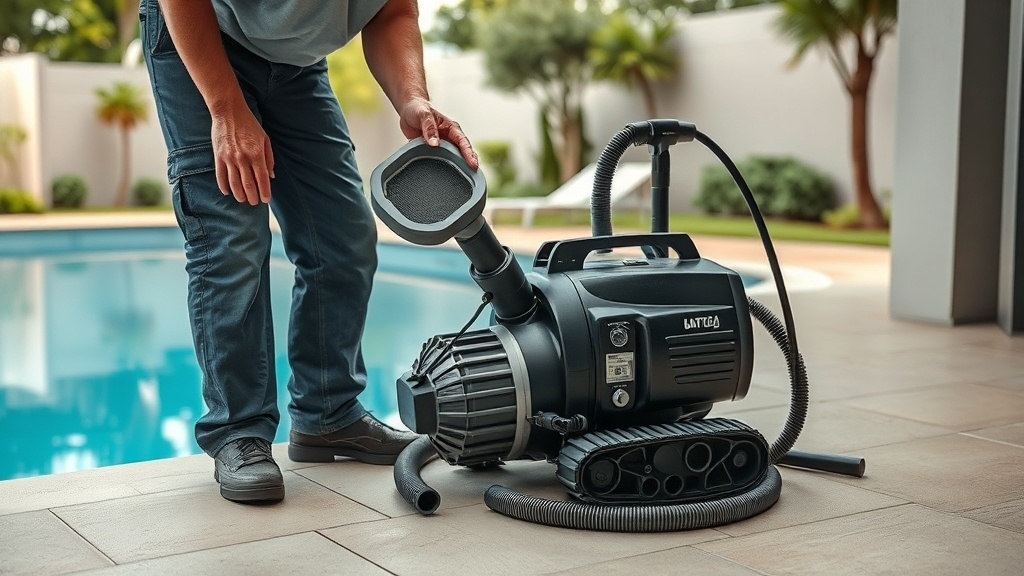 איך מתחזקים שואב אבק לבריכה לאורך זמן?